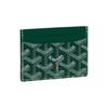 Goyard Кардхолдер Saint-Sulpice с геометрическим узором, напечатанный на холсте и телячьей коже, с цветовыми блоками, унисекс, цвет-1, цвет-2, цвет-3. STSULPPMLTY