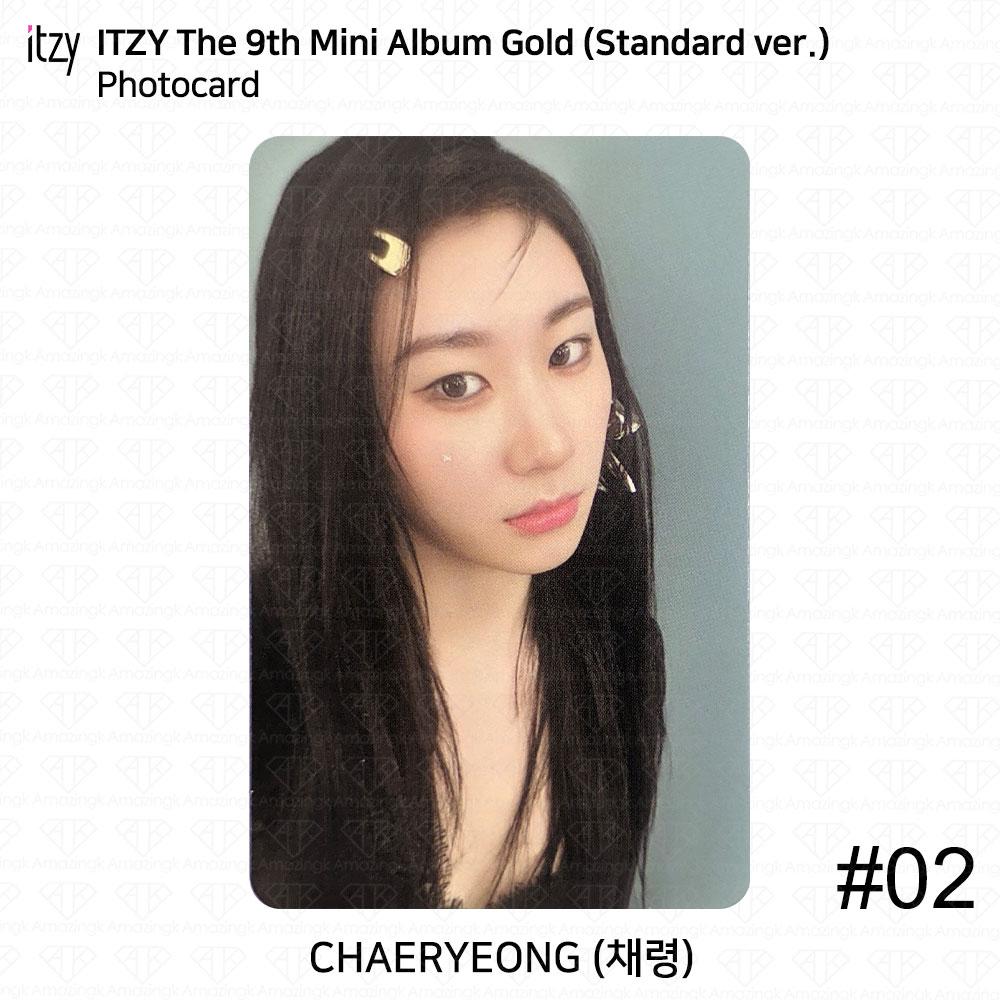 ITZY 9-й мини-альбом gold standard ver официальная фотокарточка открытка постер kpop
