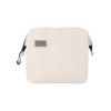 Delfonics Inner Carrying Water-Repellent Wire Pouch, Size M, Women's Makeup Pouch (White)