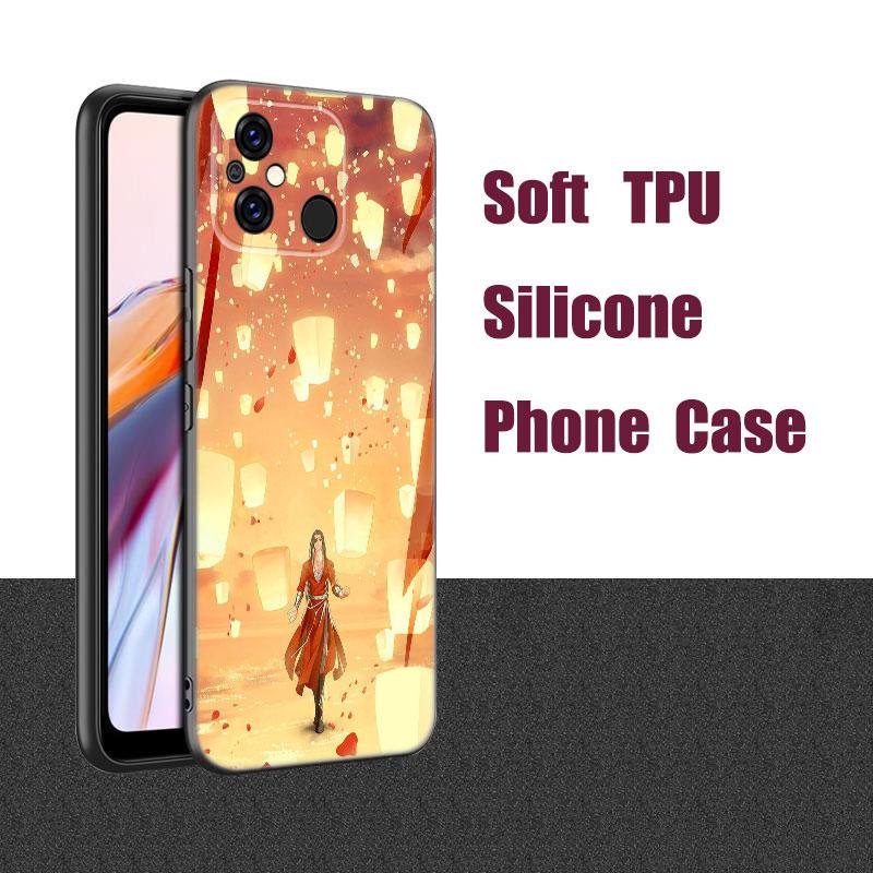 Благословение Небесного Чиновника Черный Чехол Для Телефона Xiaomi Redmi 7A 8A 9A 10A 11A 9C 10C 12C 13C 11 Prime A1 A2 + 12 4G Note 9T 12R