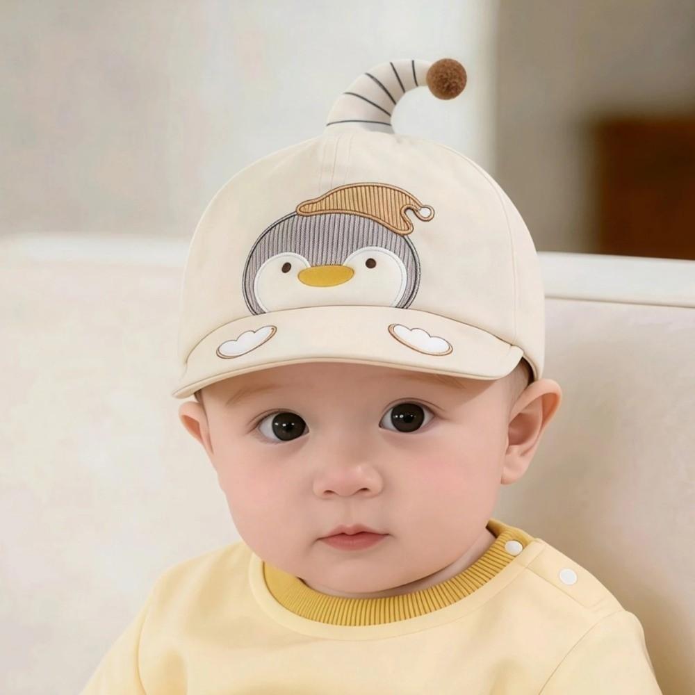 Cartoon Penguin Baseball Cap Breathable Peaked Hat New Sun Hat for Spring Summer