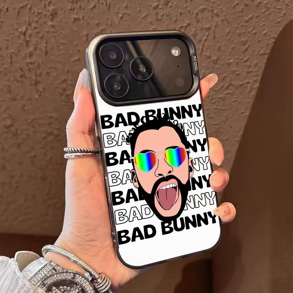 DTMF Debi Tirar Mas Fotos Bad Bunny Phone Case For iPhone 17,16,15,14,13,12,11,Pro Max,Plus black Candy Silver Cover