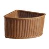 Corner Storage Basket Farmhouse Sturdy Decorative for Pantry Makeup
