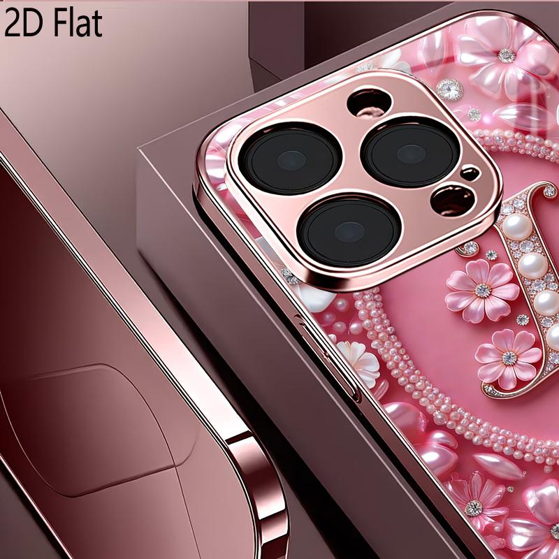 AlPearl 2DFlat Для iPhone17 18 16 15 14 13 12 11 Pro Max XS XR 8 7Plus Чехол для телефона Ударопрочный Защитный Задняя крышка