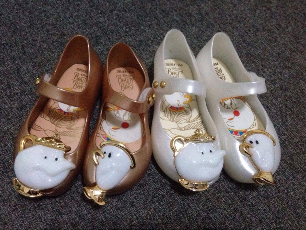 Очаровательные Новые Розовые Детские Сандалии Мини Мелисса для Малышей Размеров США 6-11