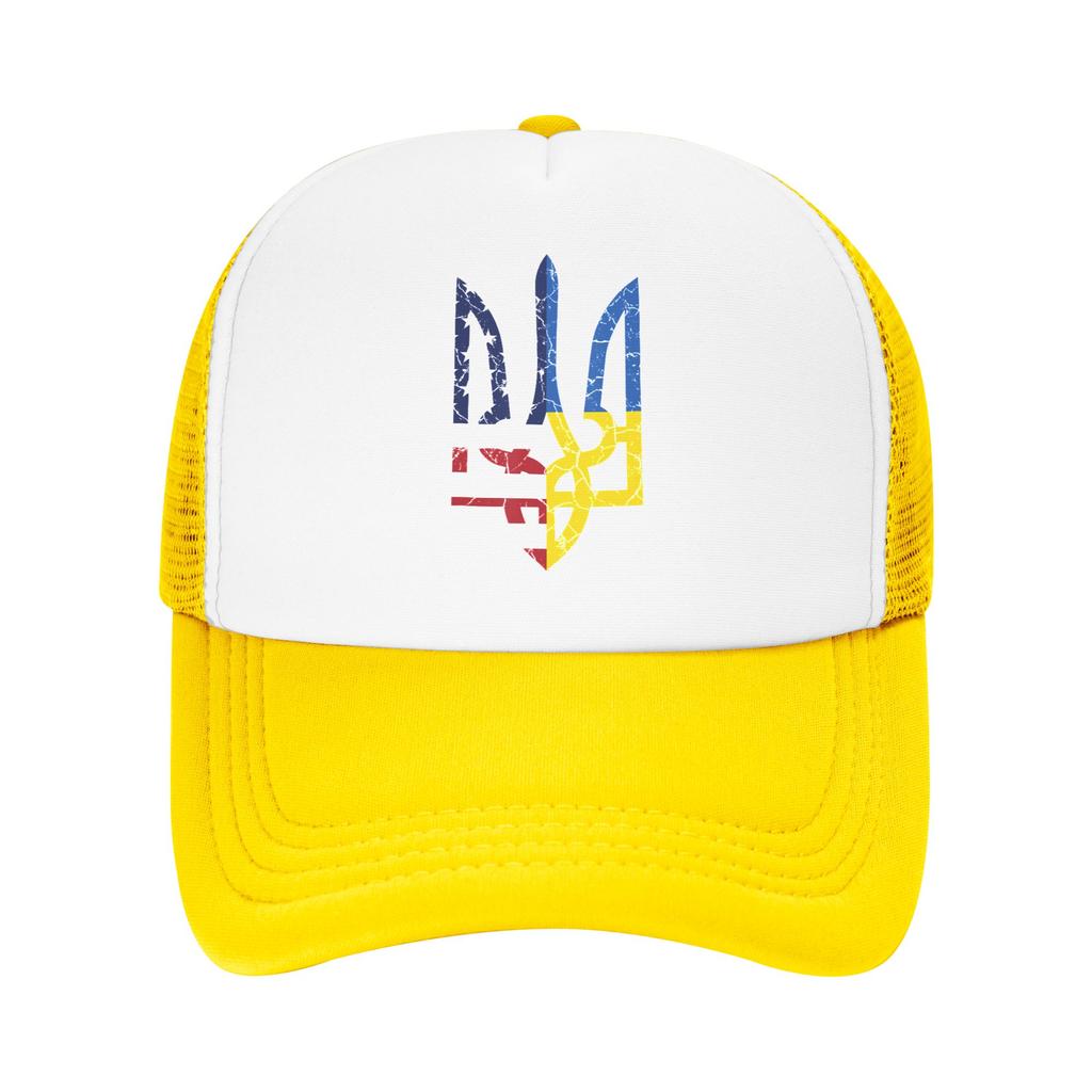 Ukrainian American Flag Symbol Casual Baseball Cap Spring SunProof Outdoor Sports Sun Hats Unisex yk Funny Baseball Caps