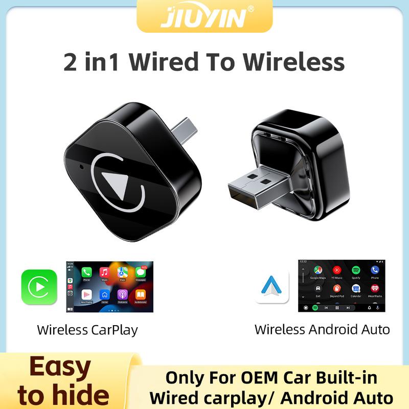 Беспроводной адаптер CarPlay Android Auto USB Smart Dongle Мини-бокс Plug And Play Универсальный Для VW Для Toyota Для BMW Для Honda