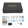 6Pcs Darts Professional Exquisite Stainless Steel Tip Darts Set with Storage for Beginners