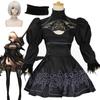 Элегантный и аутентичный костюм для косплея Nier Automata 2B Yorha No.2, полный комплект