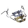 Retro Men Halloween Antique Silver Gold Venetian Mardi Gras Masquerade Party Ball Mask