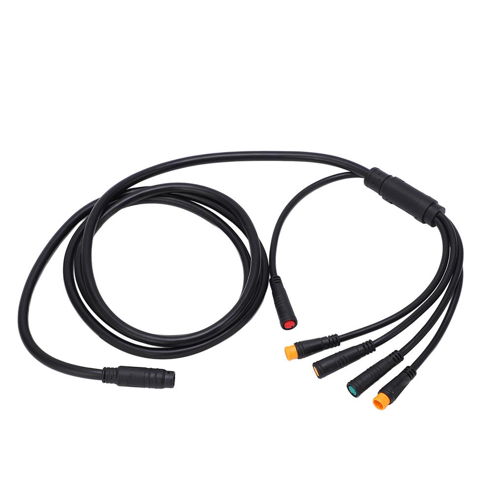 1 To 5 Electric Bike Cable Plastic Rubber Lithium Battery Cable Connectors Connect Controller Lamp