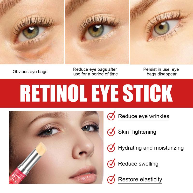 Retinol Firming Eye Cream Stick Dark Circles Fade Fine Lines Remove Eye Bags Puffiness Nourish Anti Wr-Inkle Eye Stick