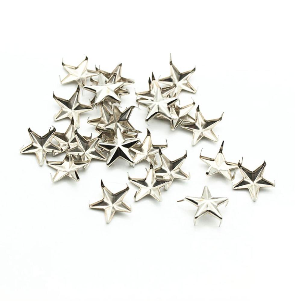 Nailhead for Hat,Bag,Clothes Releasable Quality DIY Studs Star Rivets Sewing Decor Garment Supplies