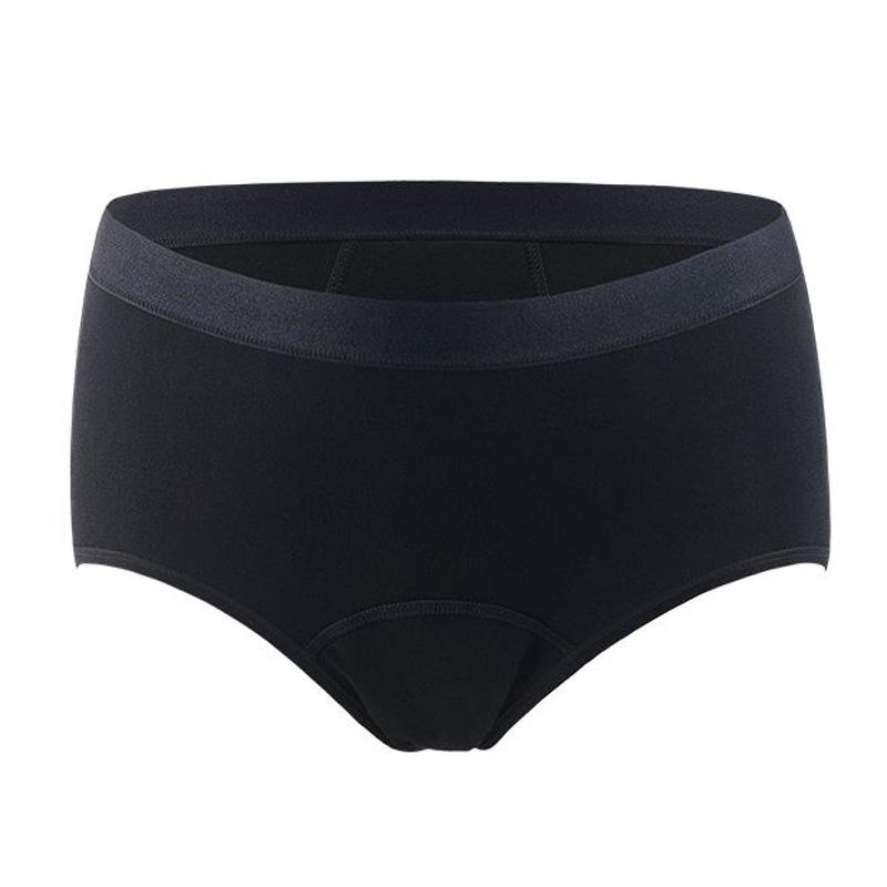 Трусы средней талии Большие размеры Женское менструальное дышащее нижнее белье Физиологическое нижнее белье Трусики