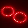 DC12V 10W 2 * 80MM RGB Multi-colored LED Angel Eyes Halo Ring SMD5050 with Remote Control Brightness