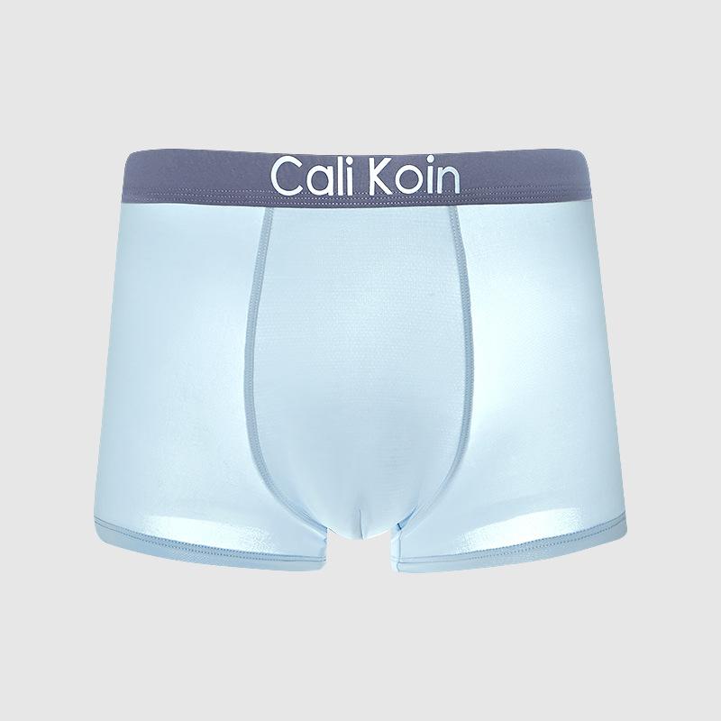 Сексуальное мужское антибактериальное нижнее белье из ледяного шелка, мужские боксеры, бесшовные дышащие мужские трусы, летнее нижнее белье, трусы-боксеры XL-6XL