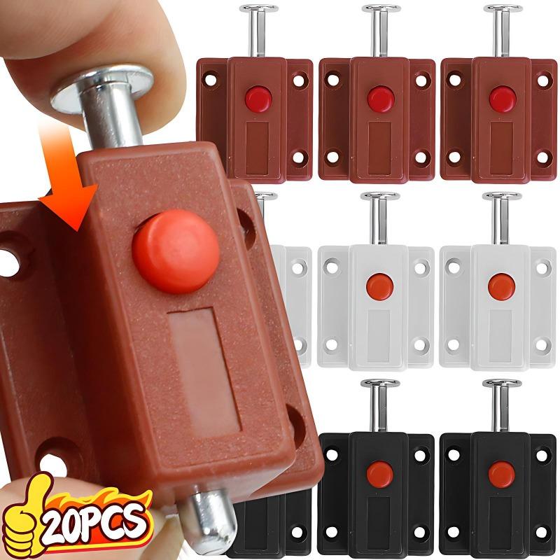 20/5PCS Door Bolts Latch Lock for Door Window Cabinet Box Cupboard Slide Locker Household Safety Bolt DIY Furniture Hardware