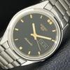 Б/У винтажные мужские часы SEIKO 5 AUTOMATIC JAPAN с черным циферблатом и указателем дня и даты a433439-2 R116-a433439