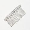ИЗВИНИТЕ СЛИШКОМ МНОГО ЛЮБВИ Арт Деко Квадратный Драгоценный Гребень Заколка для Волос_Серебро