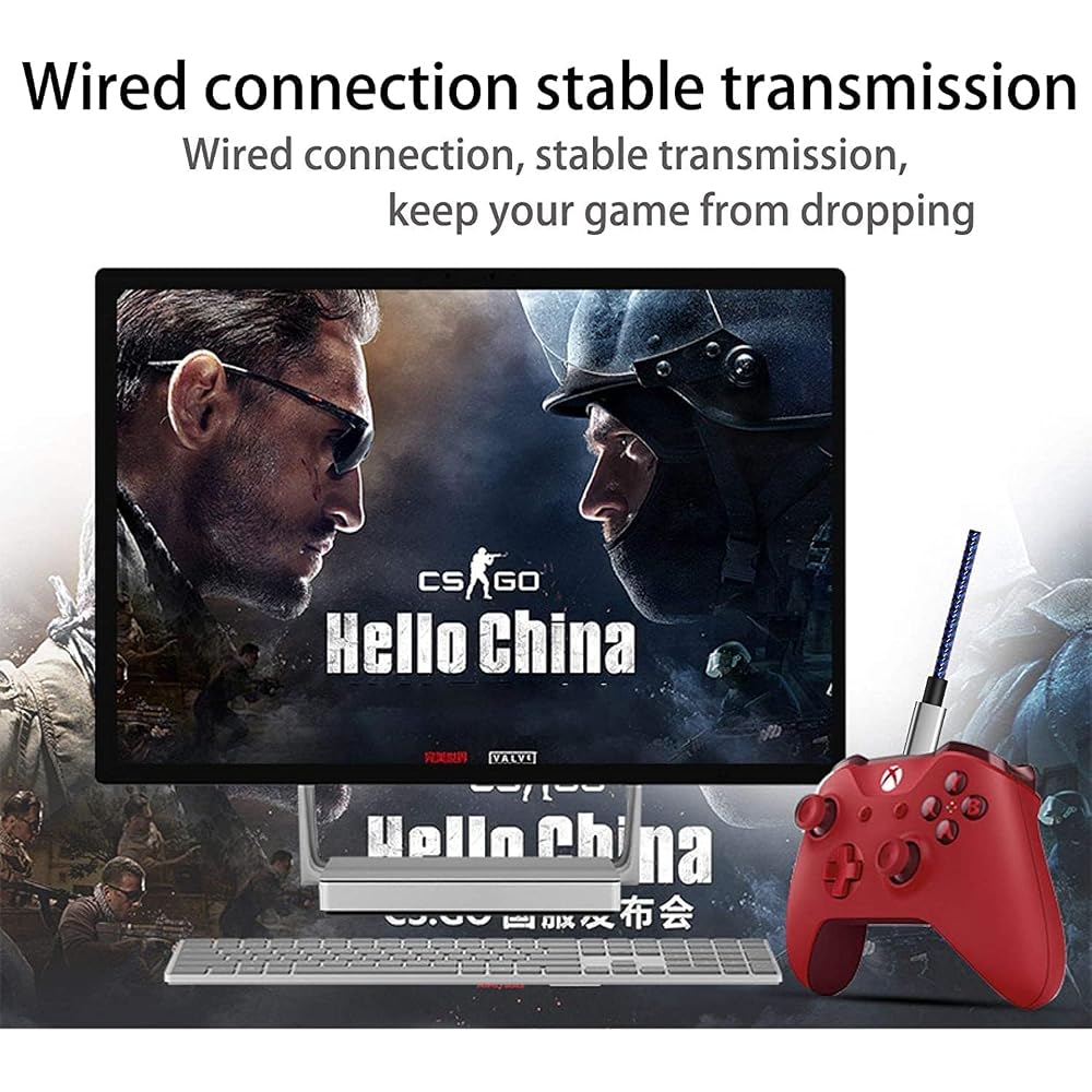 BeyerHiFi Micro USB Cable PS4 Controller Charger Cord Xbox One Controller Charger Cable 3M Set of...
