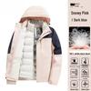 Camel Outdoor Women's 3-in-1 Waterproof Down Parka for Winter Hiking & Mountaineering