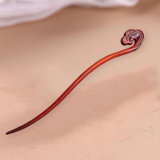 Палочки для волос, винтажная прозрачная текстура, деревянная заколка в китайском стиле, женские украшения для волос