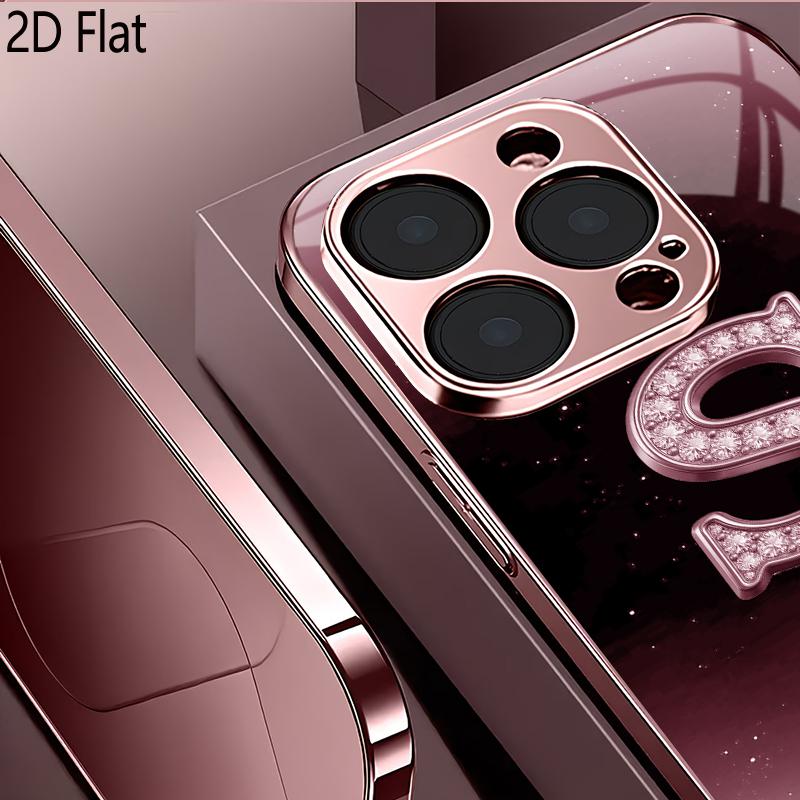 MondS 2DFlat Для iPhone17 18 16 15 14 13 12 11 Pro Max XS XR 8 7Plus Чехол для телефона Ударопрочный Защитная задняя крышка