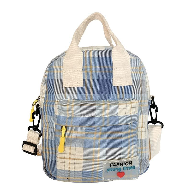 Жареная Уличная Женская Сумка Маленькая Квадратная Сумка Новая Сумка Литературная Клетчатая Милая Сумка Через Плечо Кроссбоди