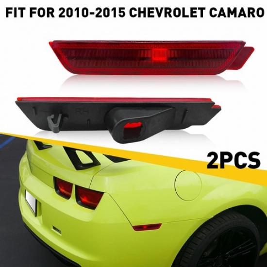 Smoked Clear / Side Lens Marker White/Amber/Red Light Fit Chevy 2010-2015 Camaro