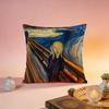Trending EEdvard Munchied Cushion Cover Premium SkinFriendly Pillow Case MultiPurpose for Home Office Travel