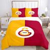 Galatasaray Crest Print 3Pcs Bedding Setduvet Cover With 2 Bedropillowcase Home Birthday Gift