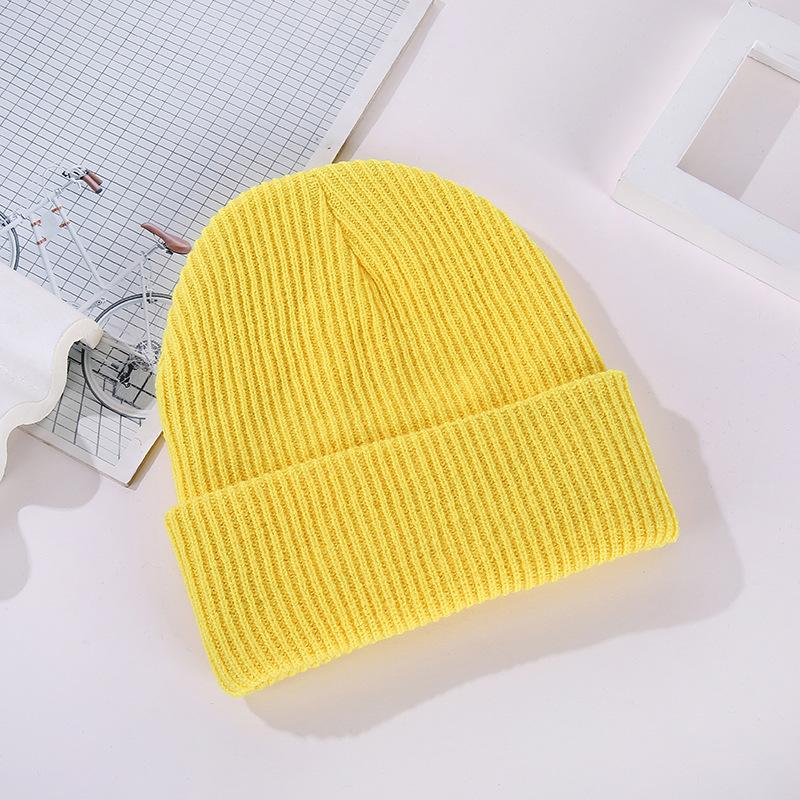 Factory Beanie Hats Custom Logo High Quality Knitted  Warm Winter Luxury for Women Beanie Hat