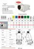 Weipu Industrial Plug TYP573 Surface/Flush Mount, IP67 Waterproof, 63A 4-Pin Aviation Connector
