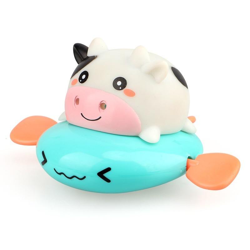 Заводная утка, детские игрушки для ванной, дети играют в воде, маленькие желтые утки умеют плавать, маленькие утята для мальчиков и девочек принимают ванну