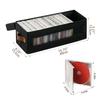 Stackable CD Box CD Storage Organizer Home Organization 600D Oxford Cloth Stackable And Foldable Dustproof Lid