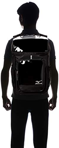 Mizuno Backpack, Approximately 25L, C3JDB903, Black