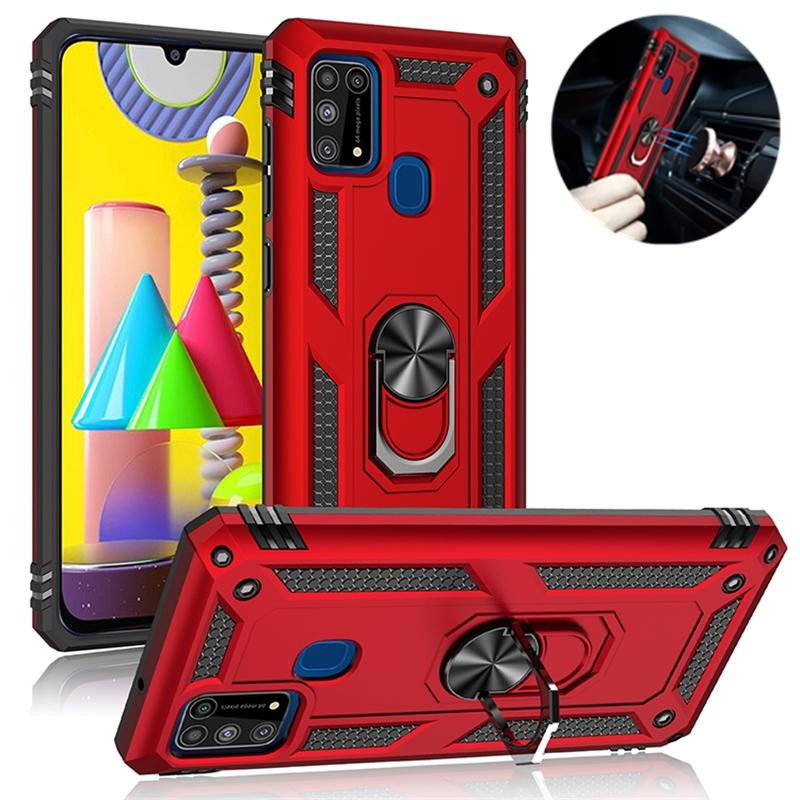 Для Samsung Galaxy A01 M01 Core чехол противоударный защитный магнитный чехол-держатель для телефона Samsung M01 M01S M21 M31 M31S задняя крышка