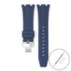 Ремешок из фторкаучука для Audemars Piguet Royal Oak 15400 15500 26331, мужской мягкий ремешок с пряжкой-бабочкой из FKM, сменный ремешок для часов AP 26 мм
