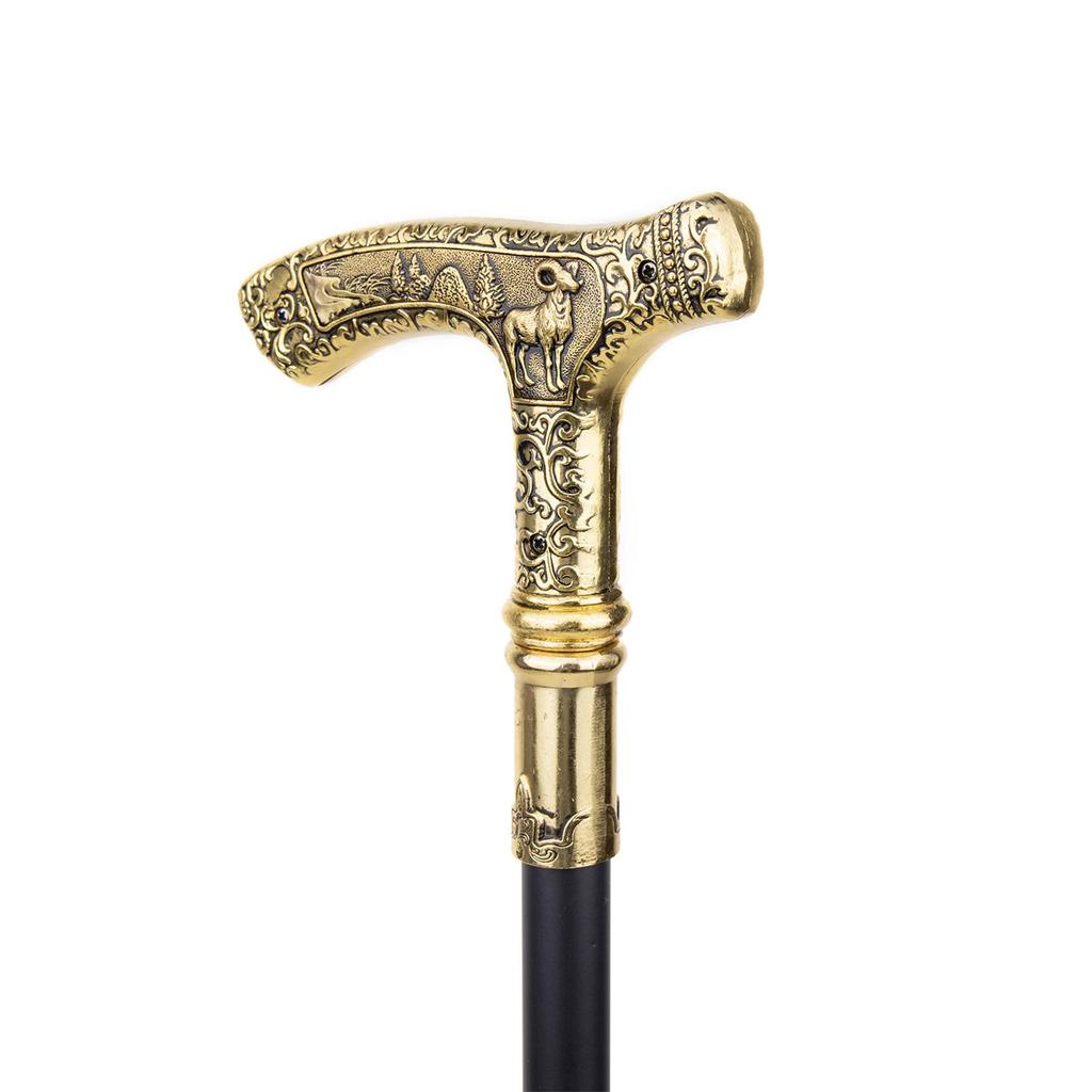 Животное Медведь Орел Волк Коза Роскошный узор трость вечерние модная палка декоративная ручка для трости Cospaly Crosier 90 см