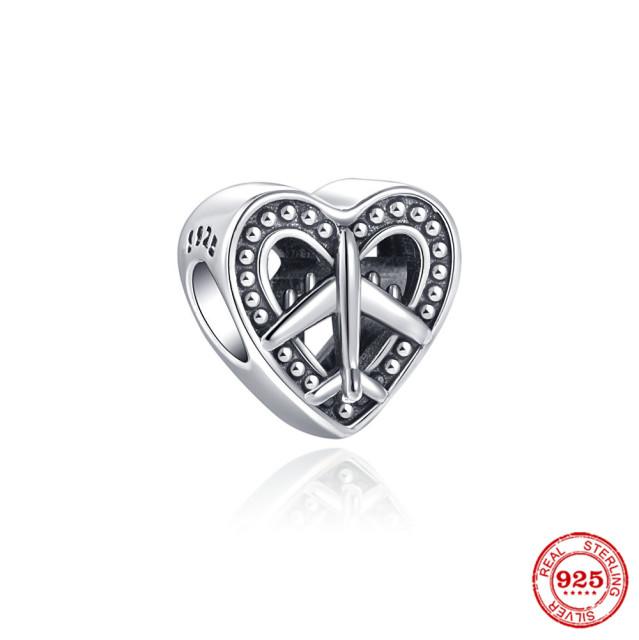 Neastamor Silver 925 Sparkling Blue Star Santa Claus Dangle Charm Bead Fit Original Bracelet Pendant DIY Jewelry Women