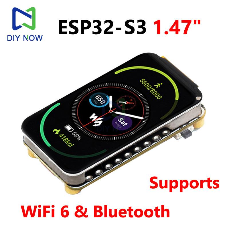 Плата разработки с ЖК-дисплеем ESP32-S3 1,47 дюйма 172×320 Поддерживает WiFi и Bluetooth ESP32 1,47-дюймовый ЖК-дисплей Type-C