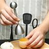 Stainless Steel Egg Shell Opener Practical Egg Cracker Separator Egg Topper Cutter  Boiled Eggs
