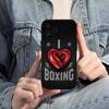 Чехол для телефона с боксерскими перчатками для Samsung S20 S21 S22 S23 S24 Note 20 4G 5G Plus Ultra Black Soft Shell