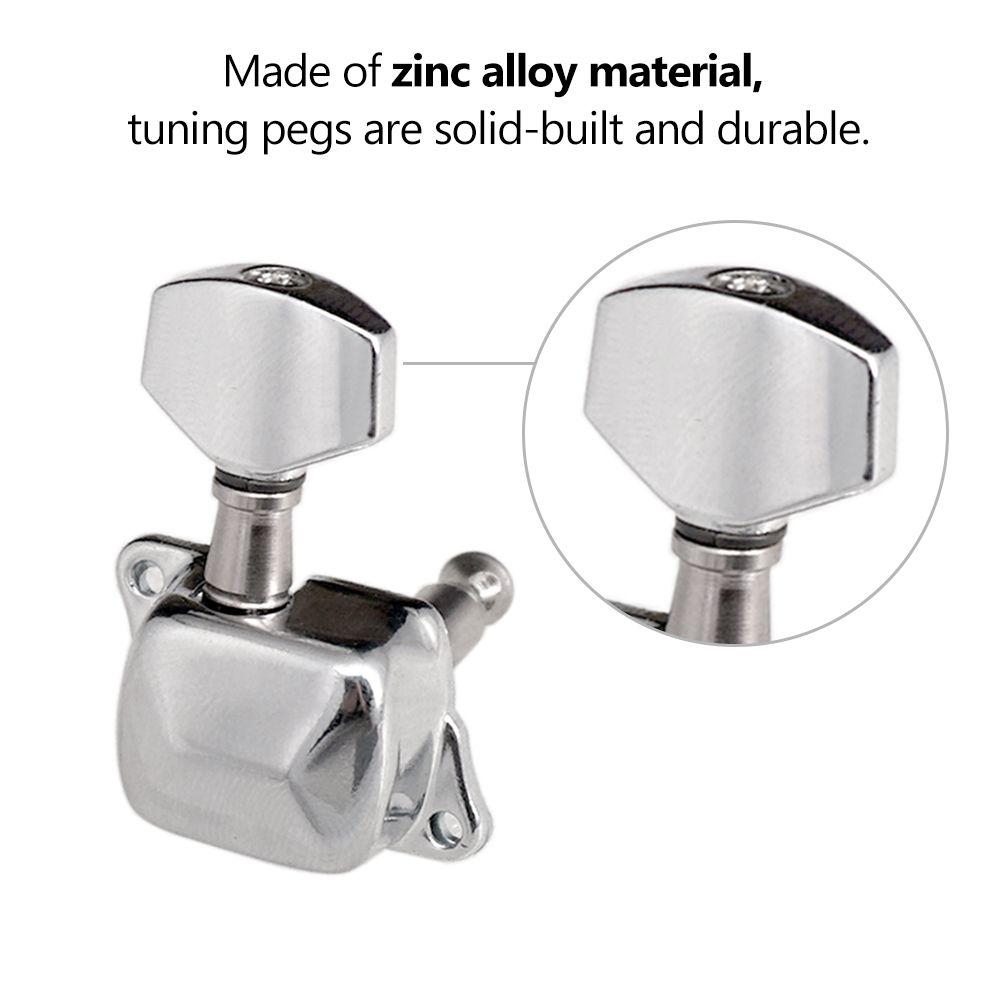 Knob Replacement Electric Guitar Accessories Bass Guitar Tuning Pegs 3R3L Machine Heads Tuners