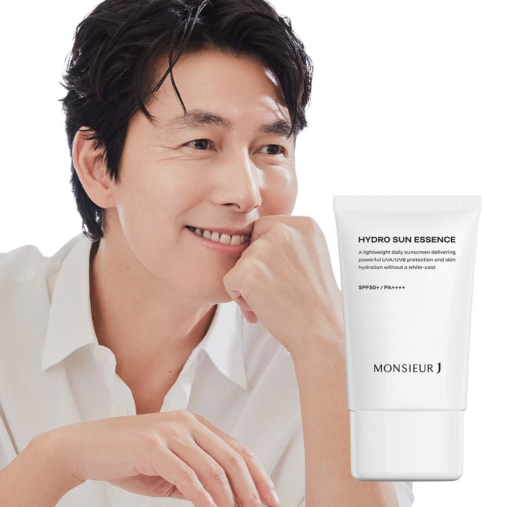 Monsieur J Hydro Moisture Sun Essence Men's Hypoallergenic Sensitive Sun Cream 50ml, 1 Piece