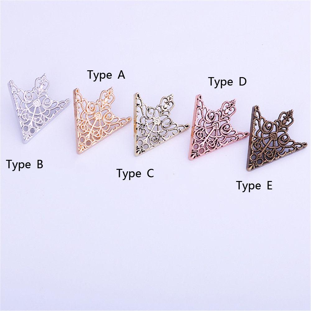 Exquisite Wedding Crown Hollowed Out Clothing Accessories Corner Badge Triangle Pins Brooch