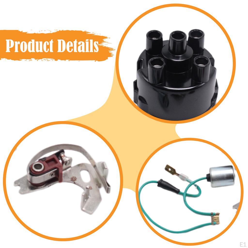 Комплект крышки распределителя и ротора Премиум Обслуживание Алюминиевый сплав Сверхпрочный