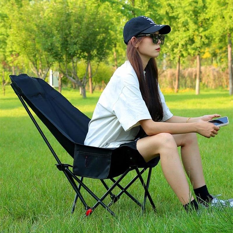 ZISIZ Adjustable Portable Folding Camping Chair