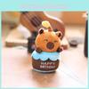 Capybara Pig Animal Plush Keychain Short Velvet Material Gift Collection Kids