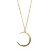 Gift Family Jewelry Women Men Moon Necklace Rescent Necklaces Clavicle Necklace Couple Necklace